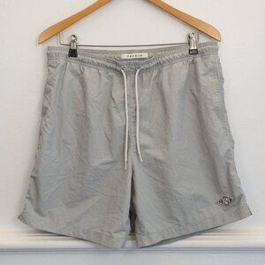 PacSun Quick-Dry Swim Shorts – Light Gray, Size L